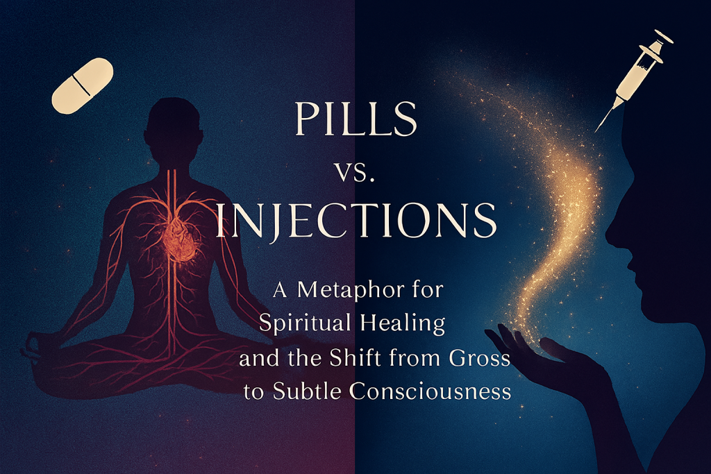 Pills and Injections: A Spiritual Reflection a pill dissolving in