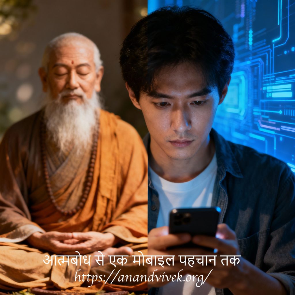 आत्मबोध से मोबाइल पहचान तक adhyaatam aur mobile